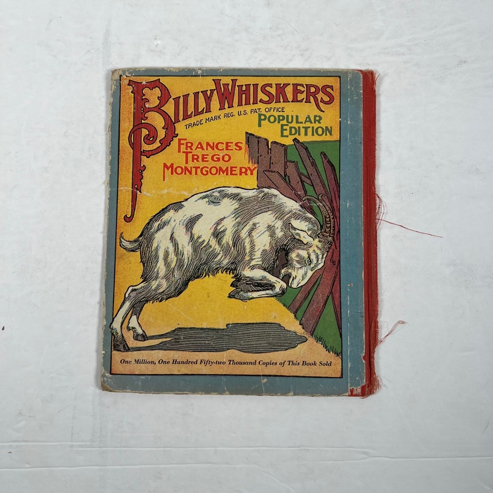 Billy Whiskers Popular Edition Frances Trego‎ Montgomery Antique Childrens Book